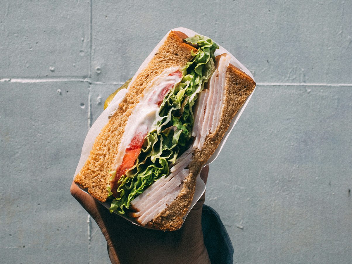 Ham and Salad Sandwich